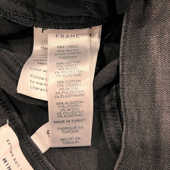 Frame Denim Le High Skinny Jeans, NWT,  Fletcher, 25 - Picture 5 of 9